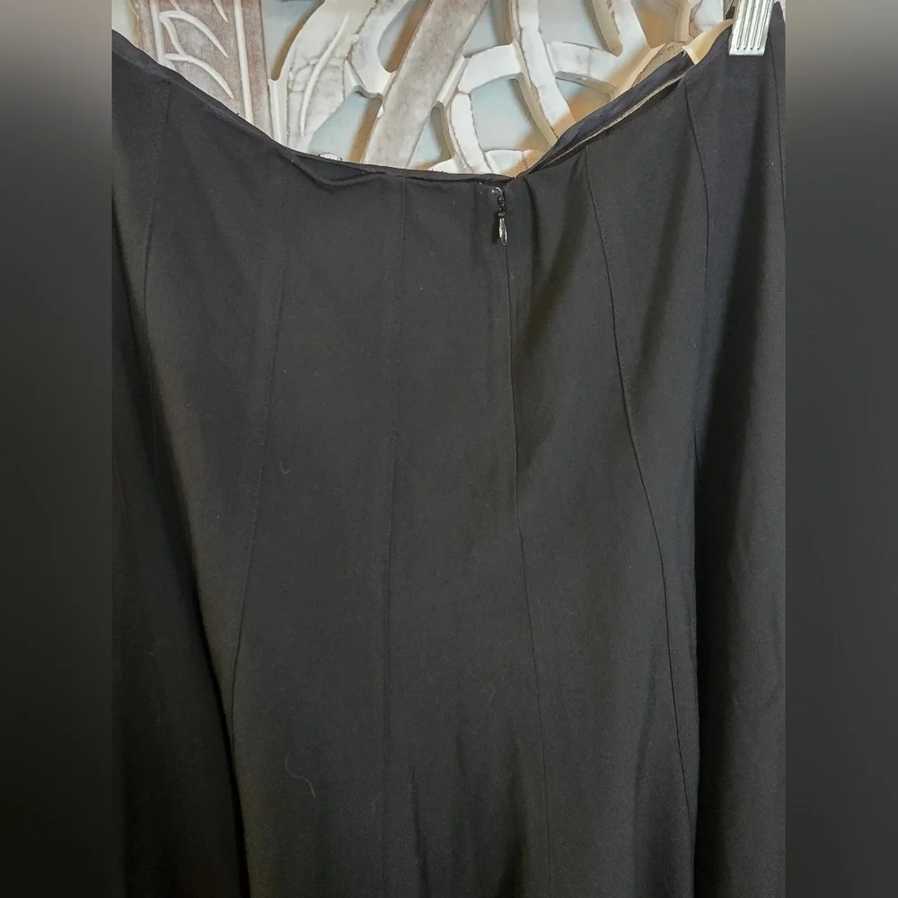 Michael Kors Women's Black A Line Flared Skirt Classy Business Casual Size 8